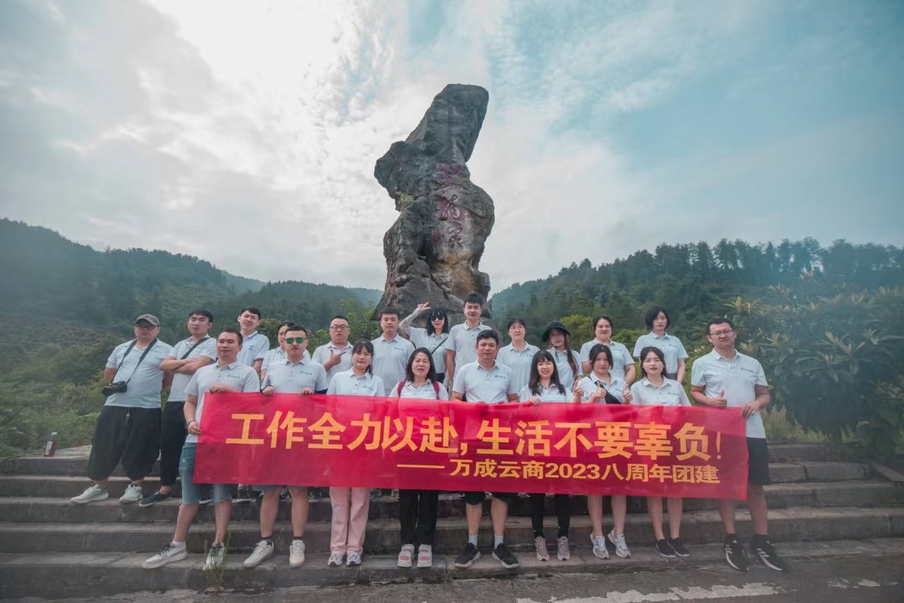 万成云商员工合影