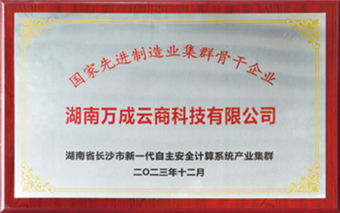 国家先进制造业集群骨干企业