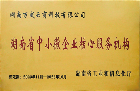 省中小微企业核心服务机构