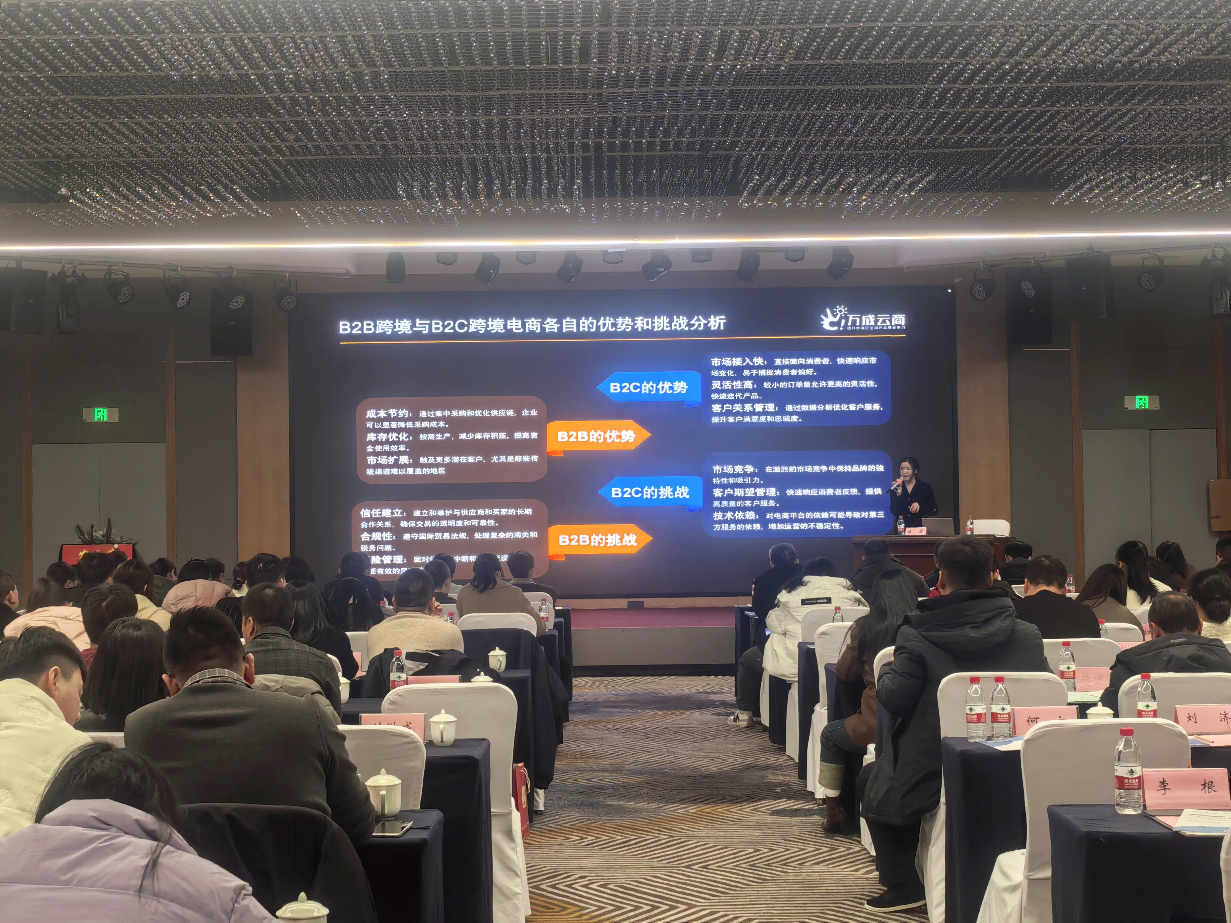 万成云商事业部总经理谭莉分享