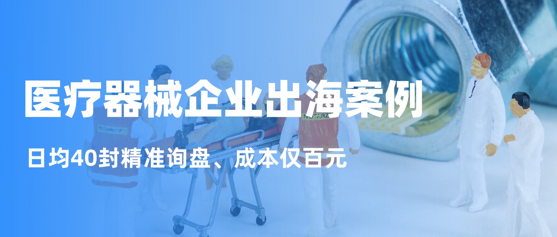 月均40封询盘、成本仅百元：一家医疗器械出口企业如何重建海外获客体系？